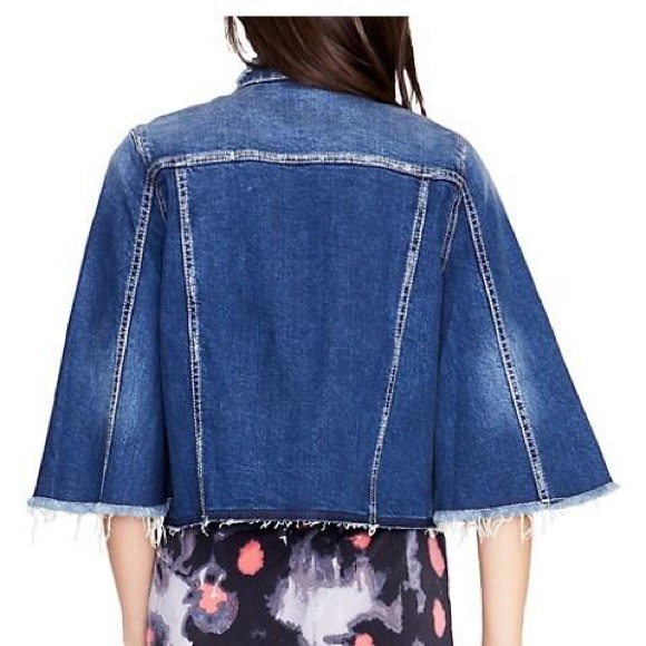 Rachel Roy - Bell Sleeve Denim Jacket - Picture 6 of 6